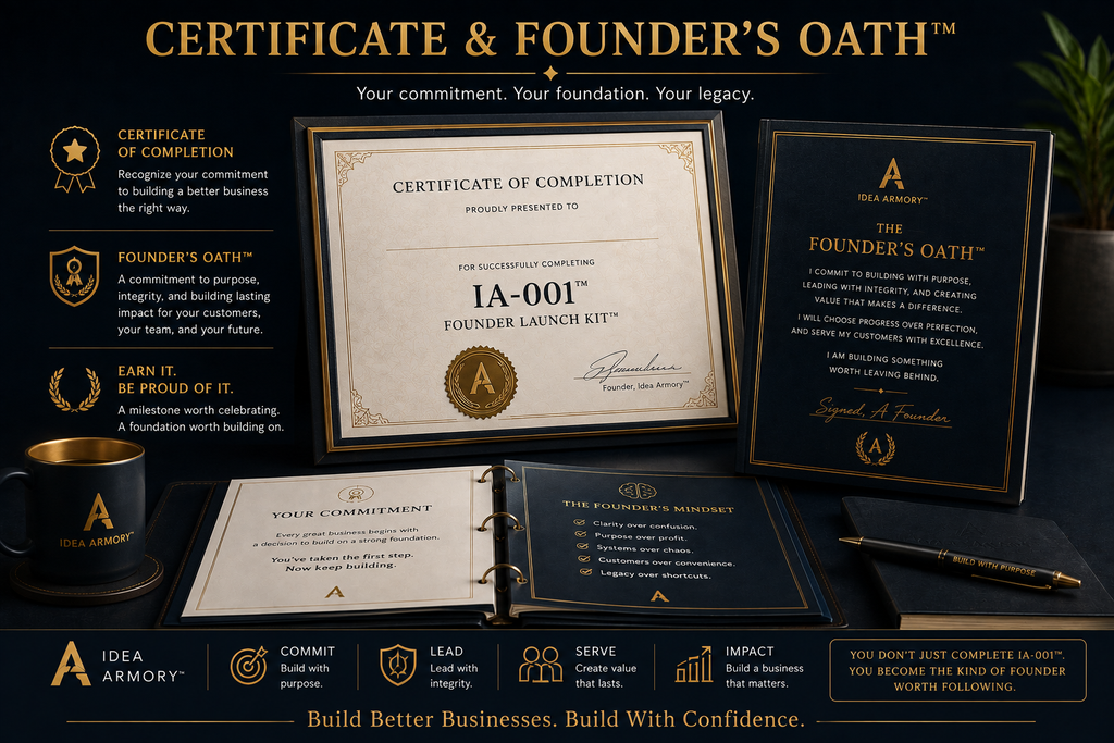IA-001-The Founders Launch Kit