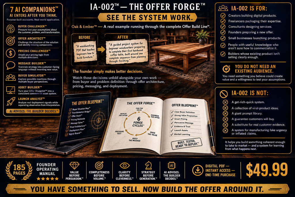 IA-002™ — THE OFFER FORGE™